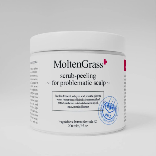 Скраб-пилинг для решения проблем кожи головы MoltenGrass