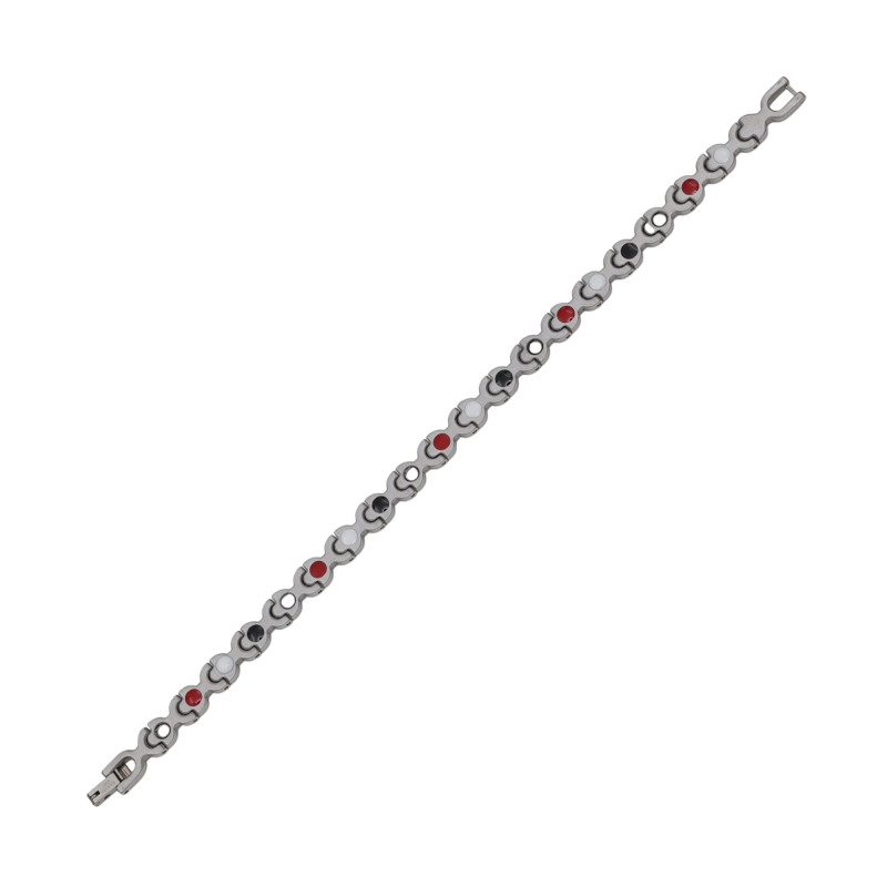 Браслет с неодимовыми магнитами и турмалином в подарочной коробке