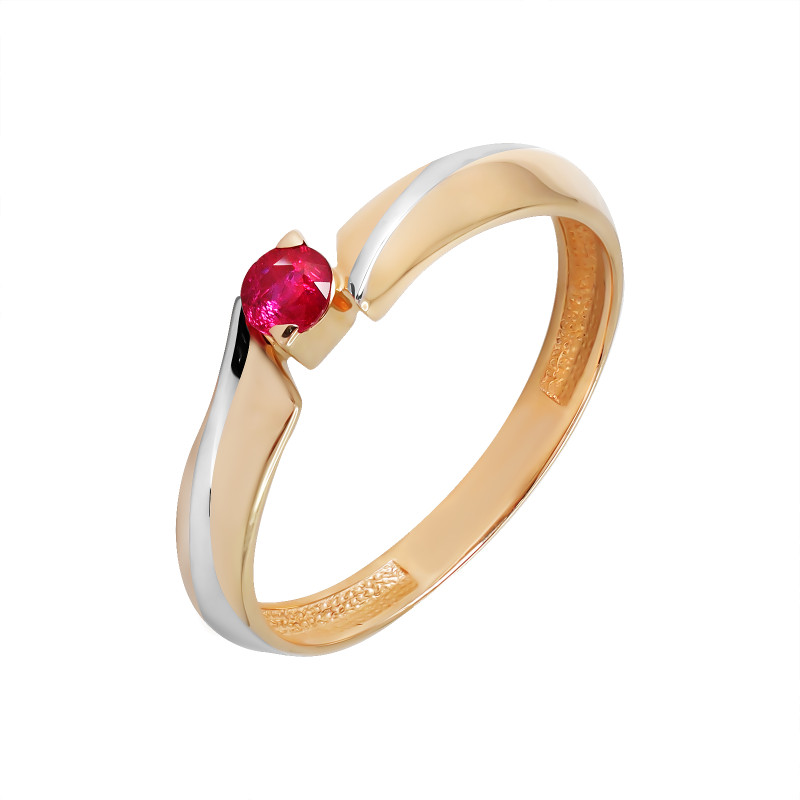 Золотое кольцо с рубином
