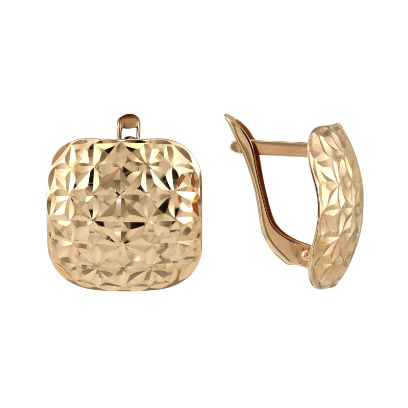 Серьги из жёлтого золота