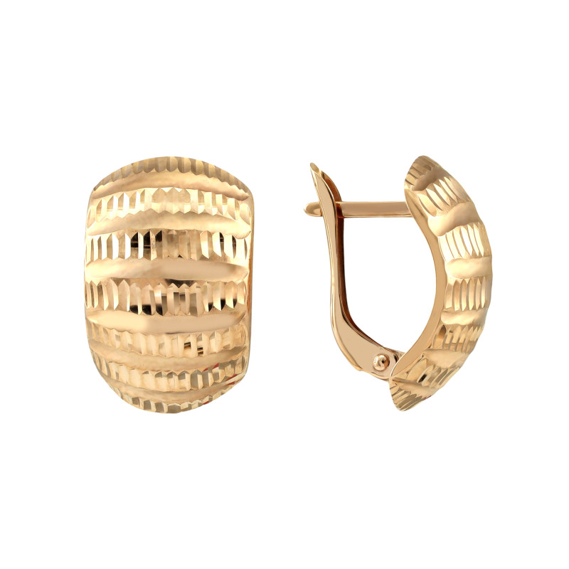 Золотые серьги 585 пробы