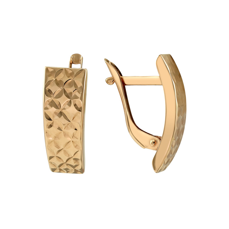 Серьги из жёлтого золота