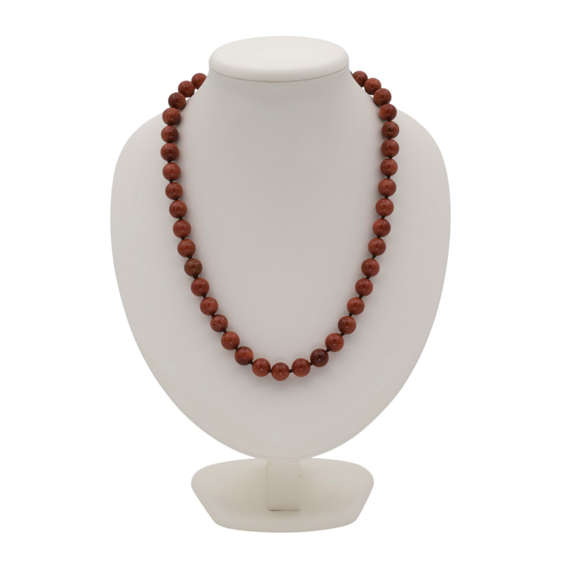 Бусы с натуральным авантюрином