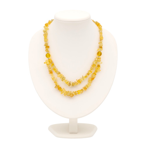 Колье с цитрином