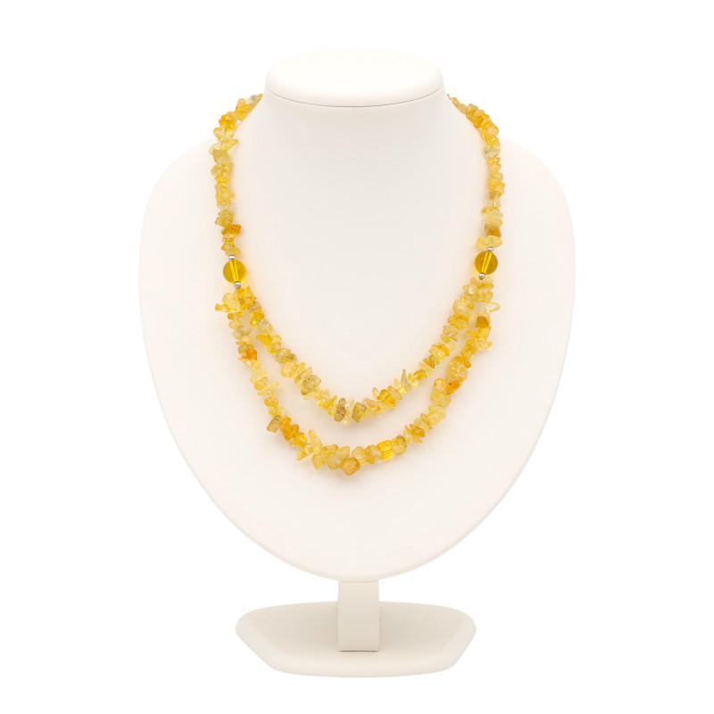 Колье с цитрином