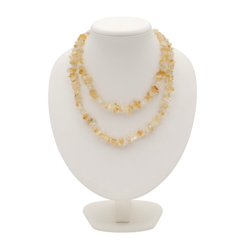 Бусы из натурального цитрина