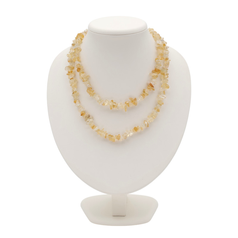 Бусы из натурального цитрина