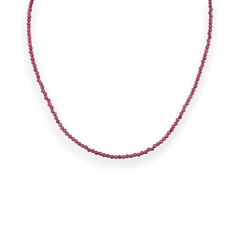 Бусы с рубинами