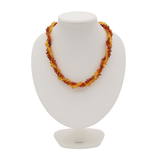 Бусы с натуральным янтарём