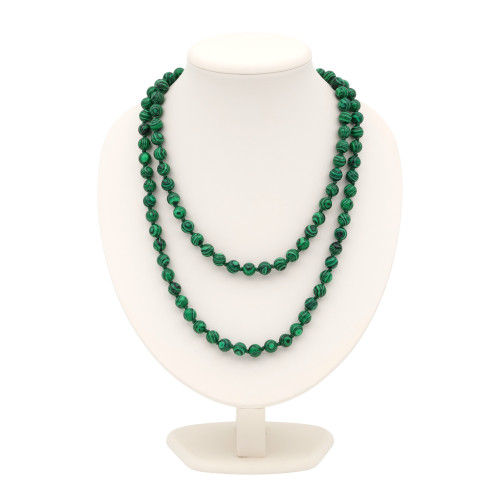 Бусы из малахита