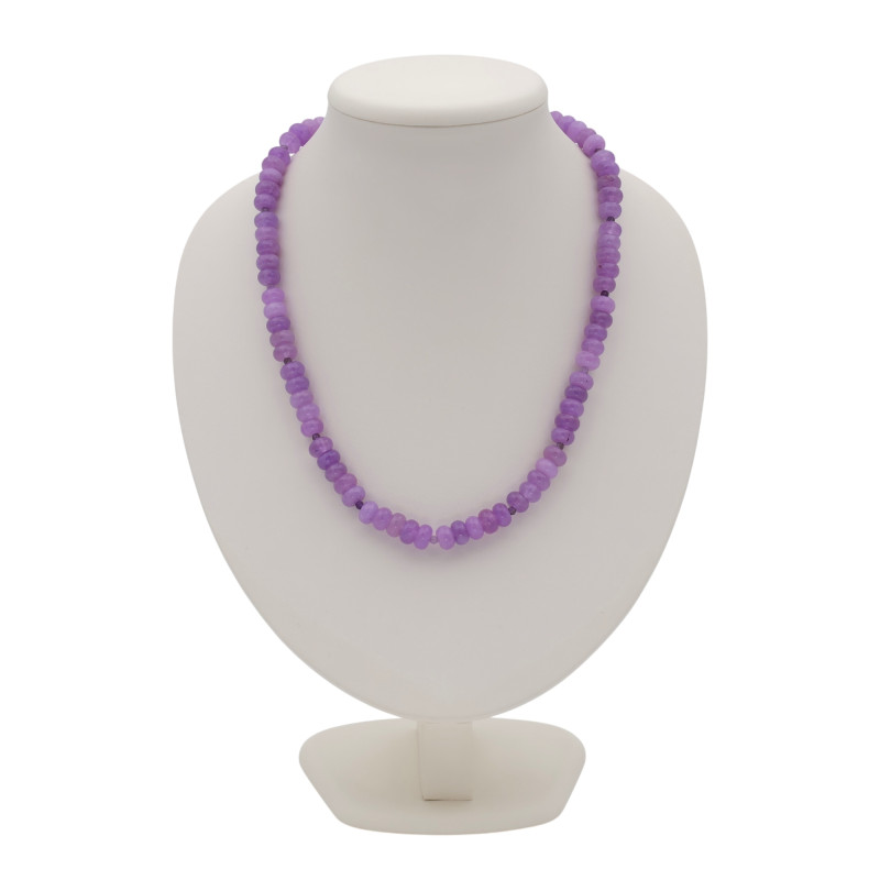 Бусы с аметистом и шпинелью