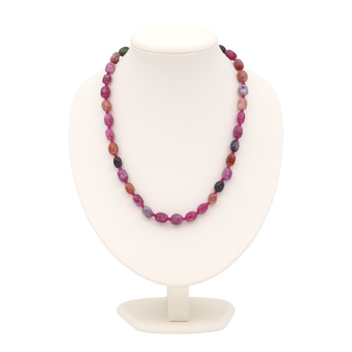 Бусы с турмалином и шпинелью