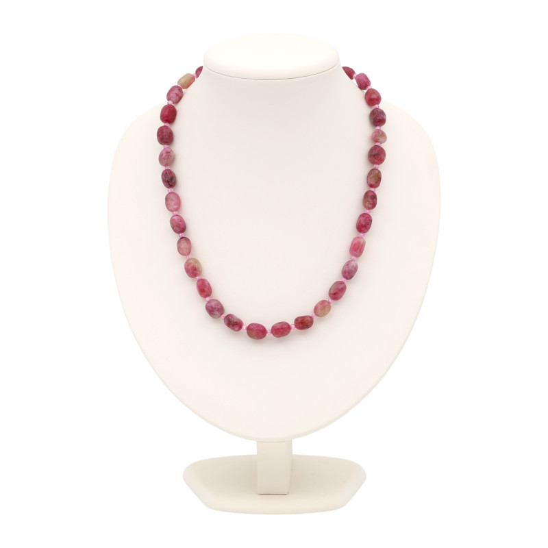 Бусы с турмалином и шпинелью