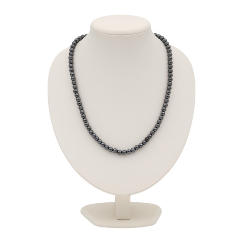 Бусы с гематитом