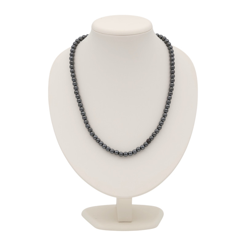 Бусы с гематитом