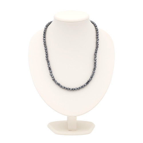 Бусы с гематитом