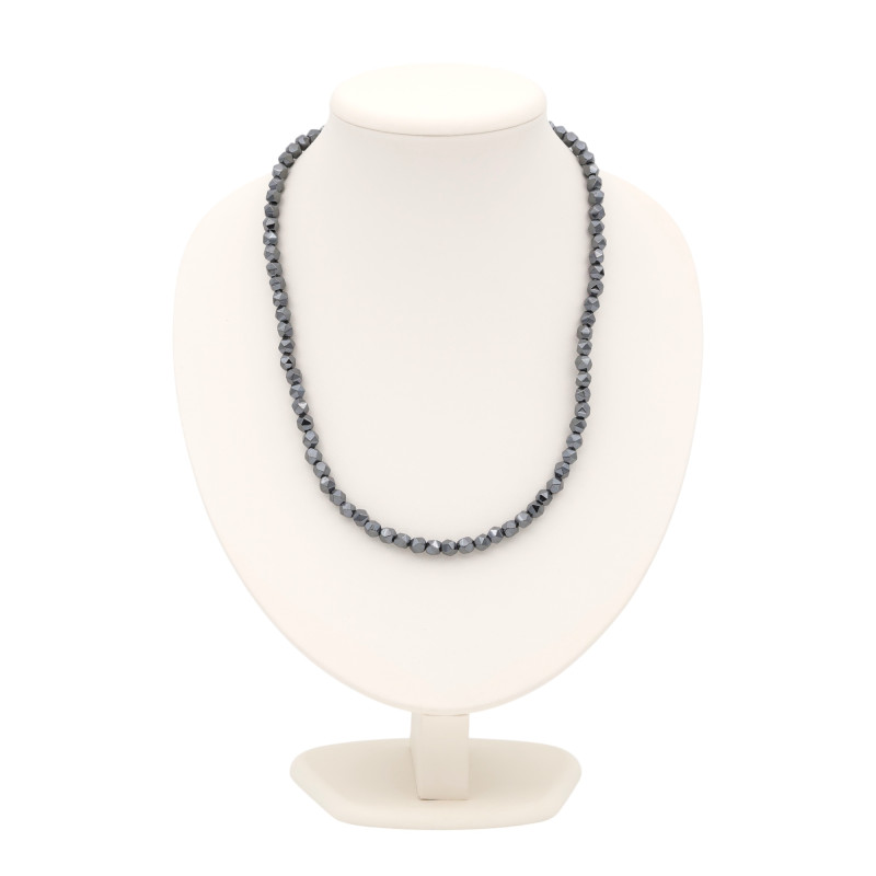 Бусы с гематитом