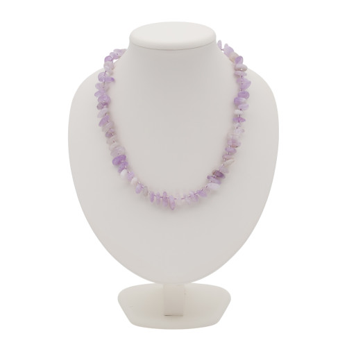 Бусы с натуральным аметистом