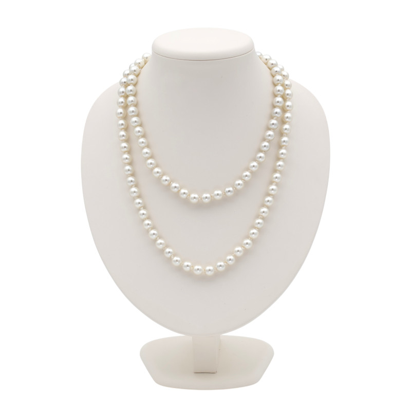 Бусы с натуральным жемчугом