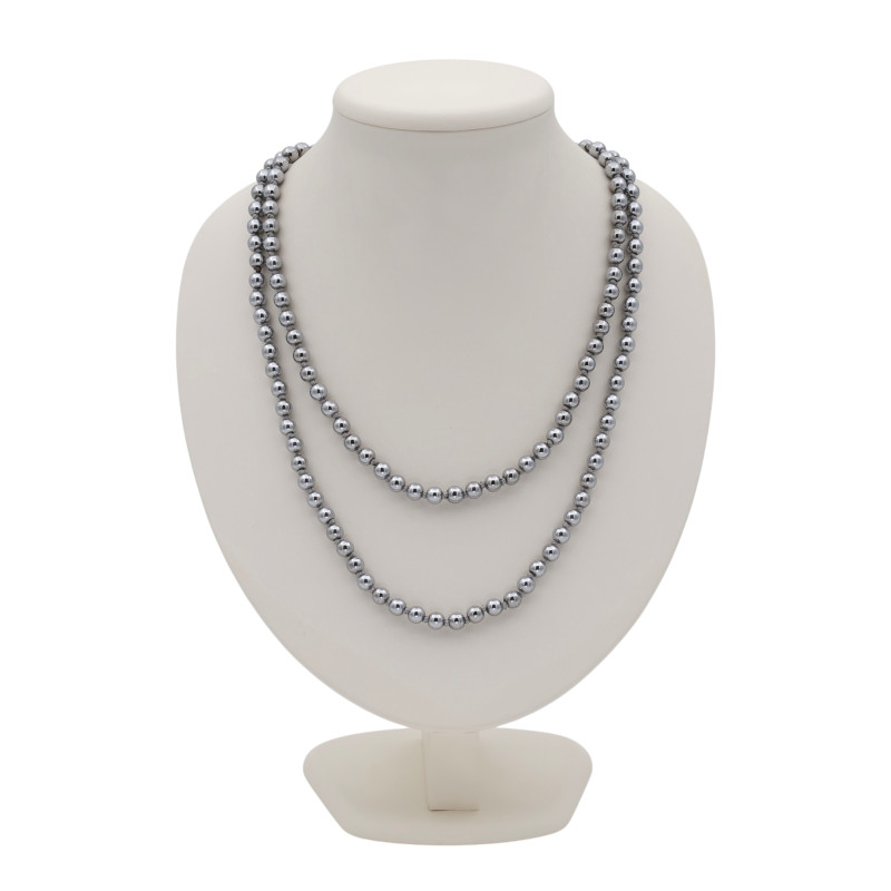 Бусы с гематитом