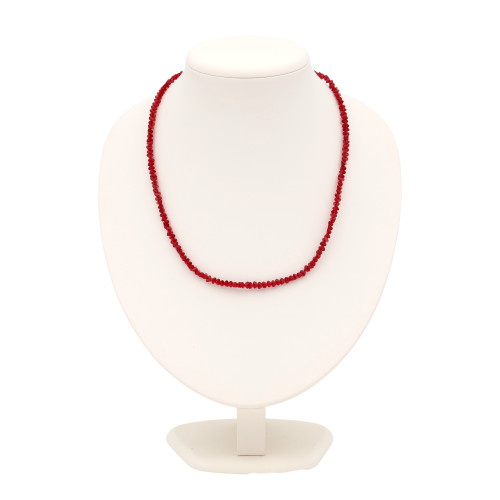 Бусы с синтетическим бриллиантом