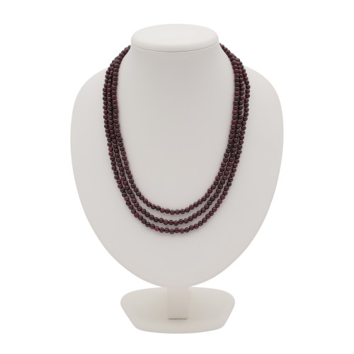 Бусы с натуральным гранатом