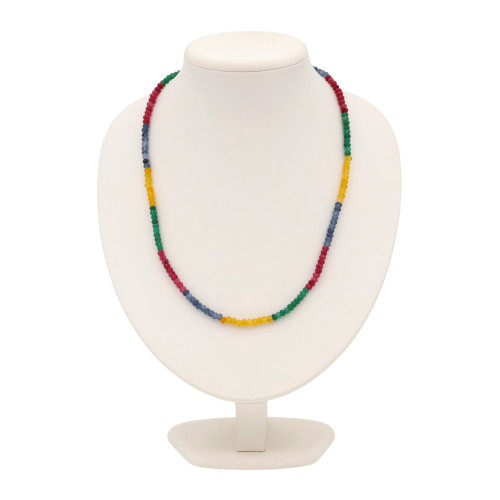 Бусы с сапфирами