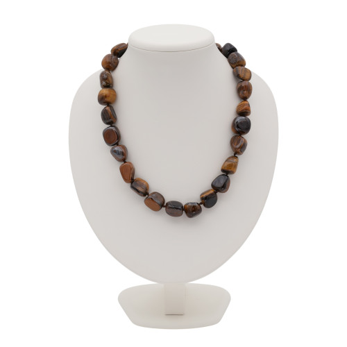 Бусы из тигрового глаза