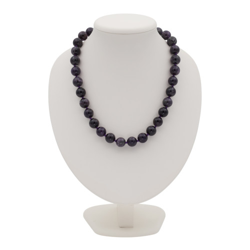 Бусы с натуральным аметистом