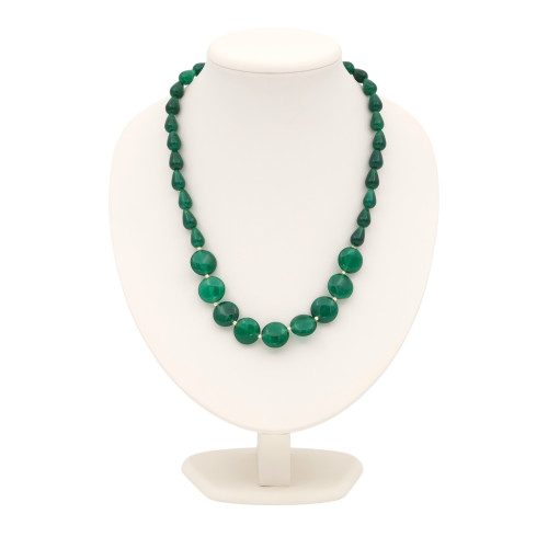 Бусы с кварцем и пиритом