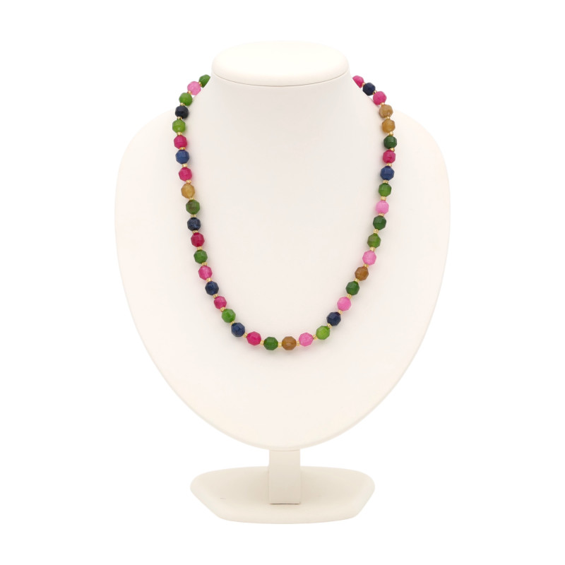 Бусы из агатов