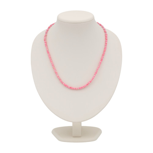 Бусы с агатом и шпинелью