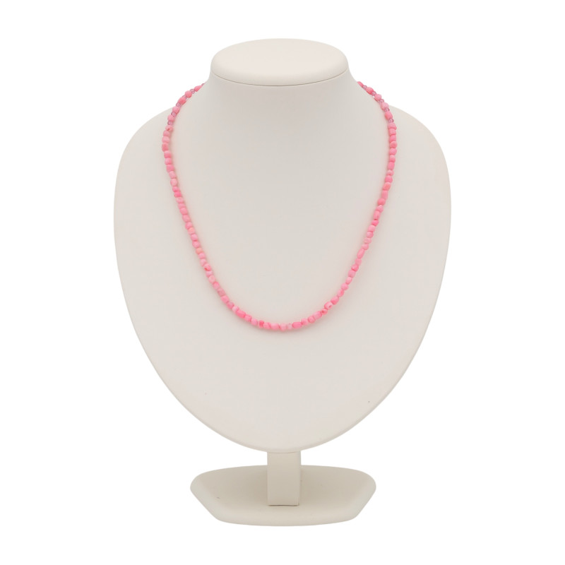 Бусы с агатом и шпинелью