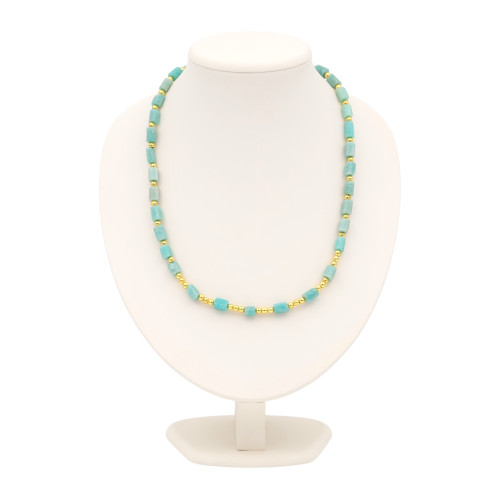 Бусы с амазонитом