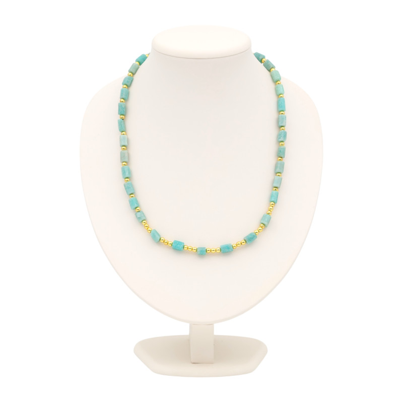 Бусы с амазонитом