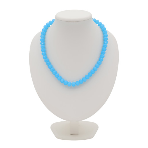 Бусы из природного халцедона