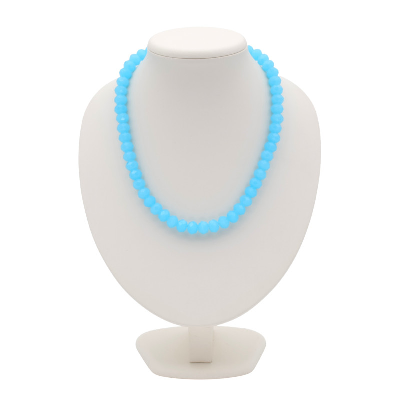 Бусы из природного халцедона