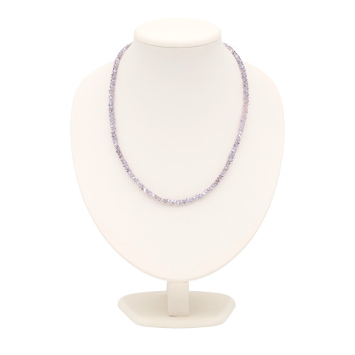 Бусы с синтетическим бриллиантом