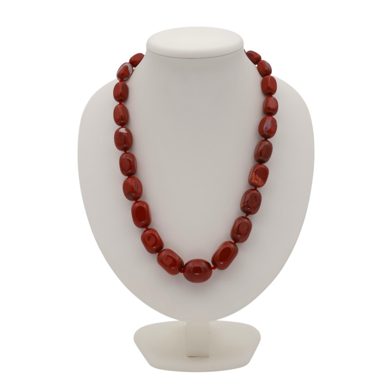 Бусы с натуральной яшмой