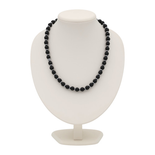 Бусы из агата и гематита