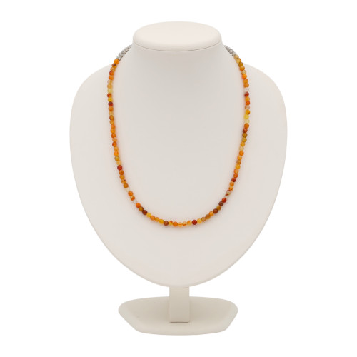 Бусы с сердоликом