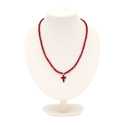 Бусы из синтетического бриллианта