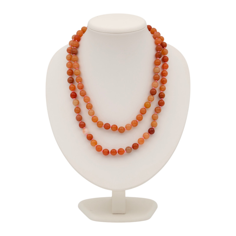 Бусы из сердолика