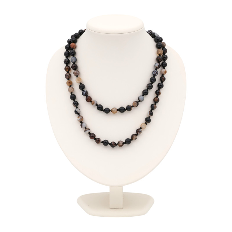 Бусы из агата