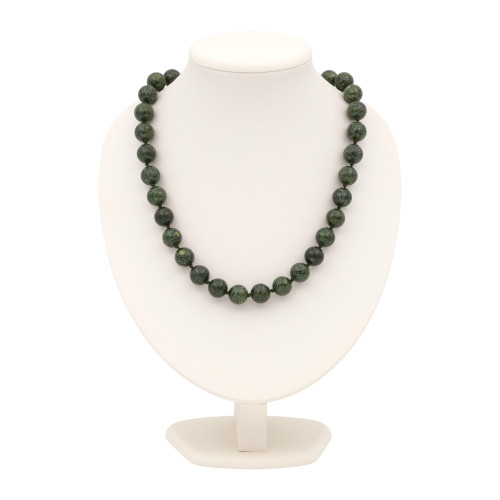 Бусы из змеевика