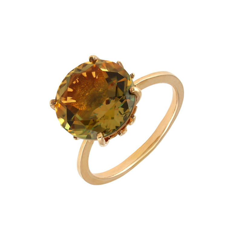 Серебряное кольцо с турмалином