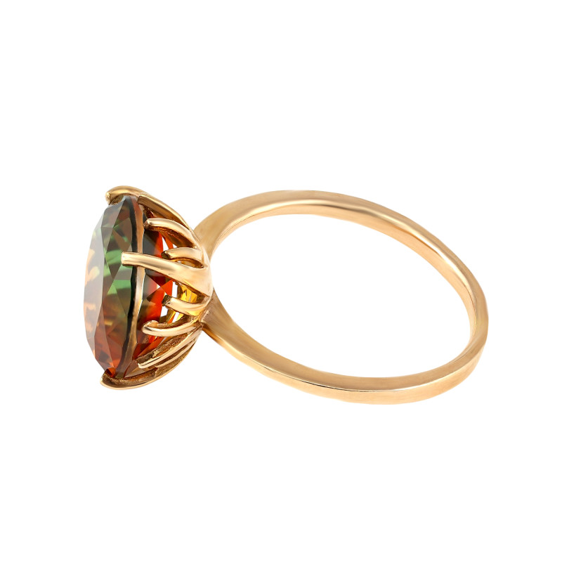 Серебряное кольцо с турмалином