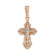 Серебряный крест с позолотой