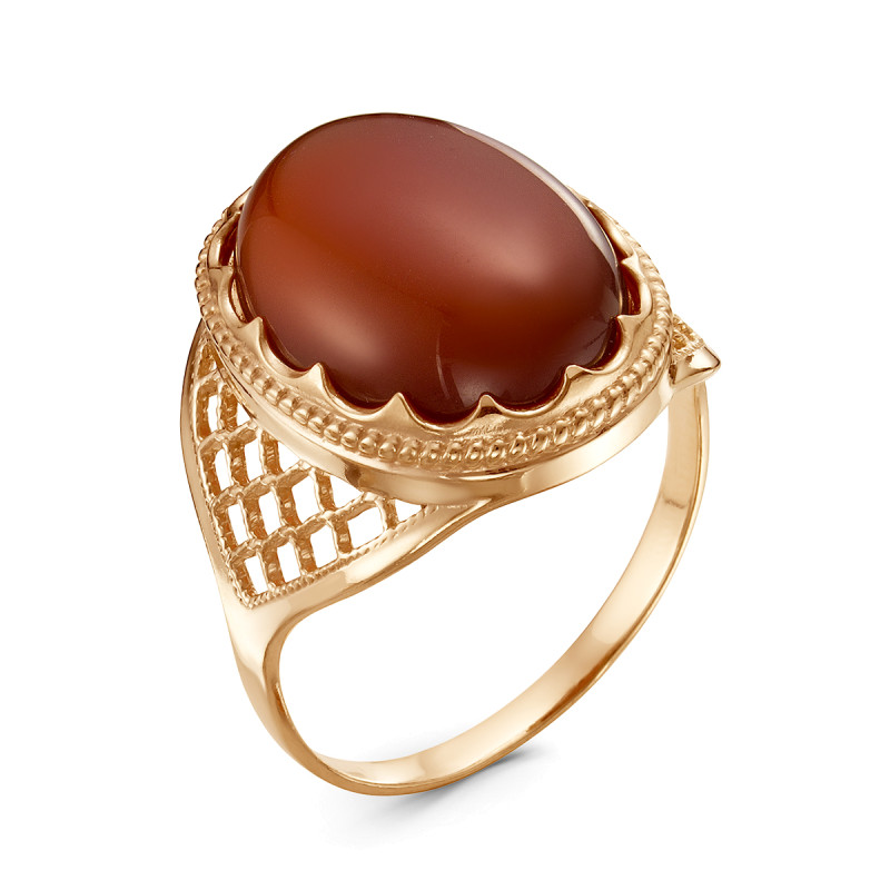 Кольцо с сердоликом