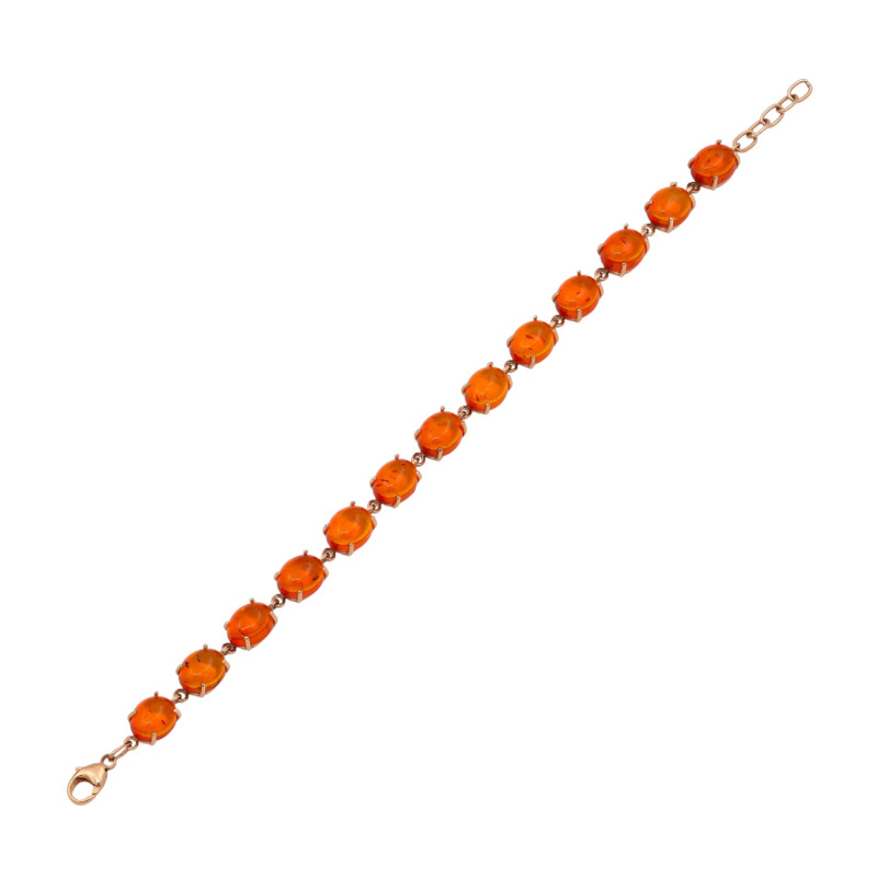 Браслет с янтарём